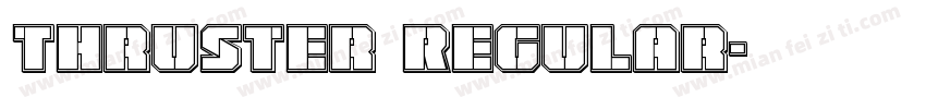 Thruster Regular字体转换